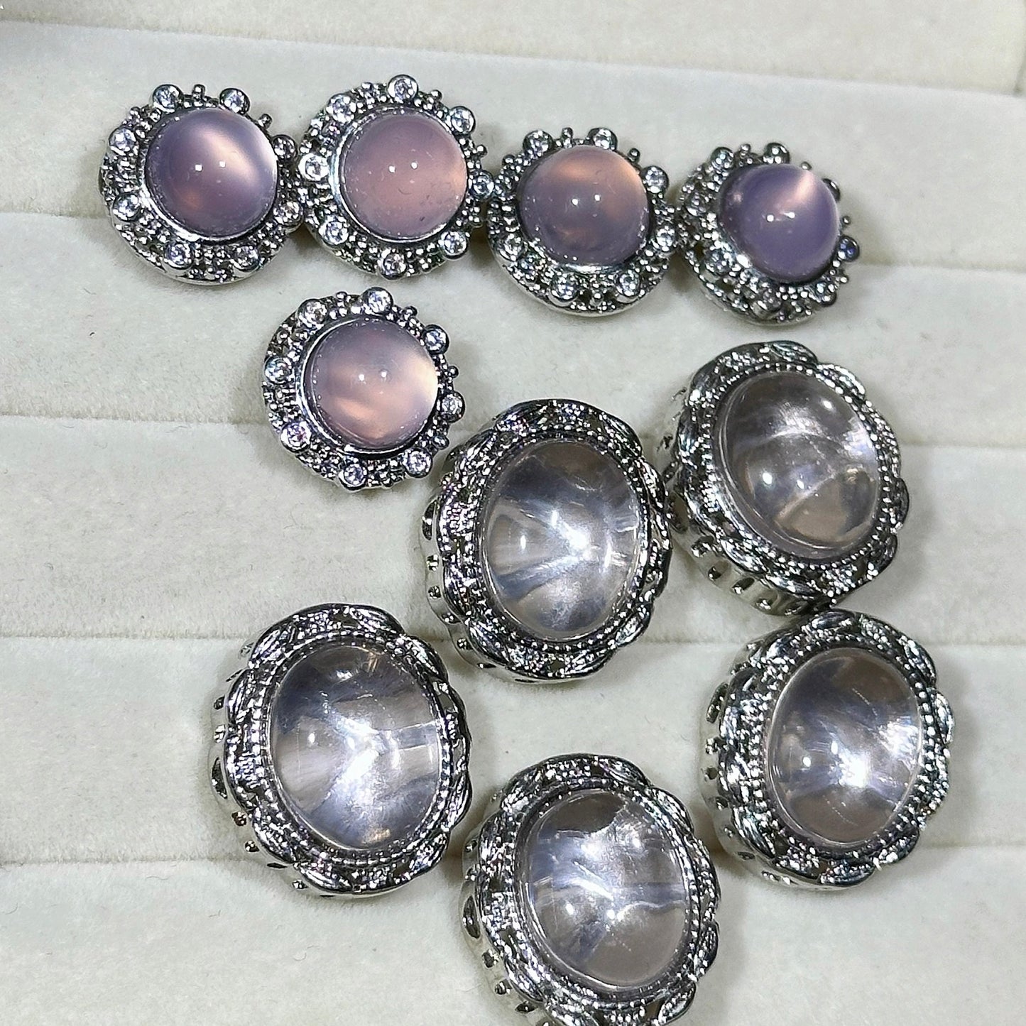 Purple Chalcedony Pink Crystal Magic Box