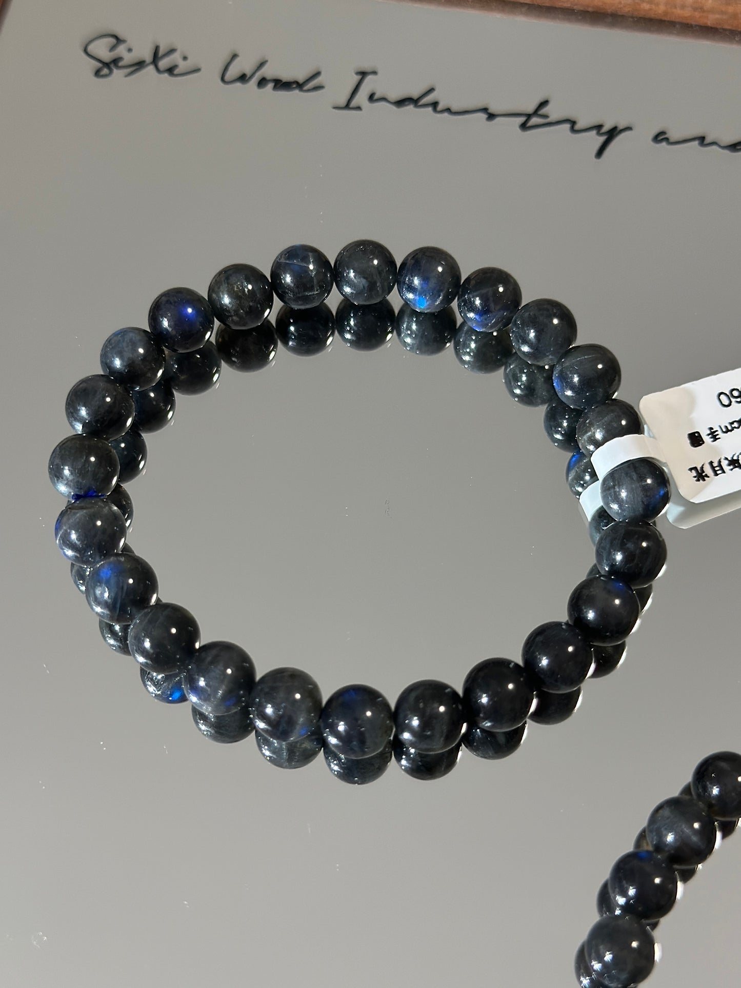 Black cat's eye blue light gray moonlight