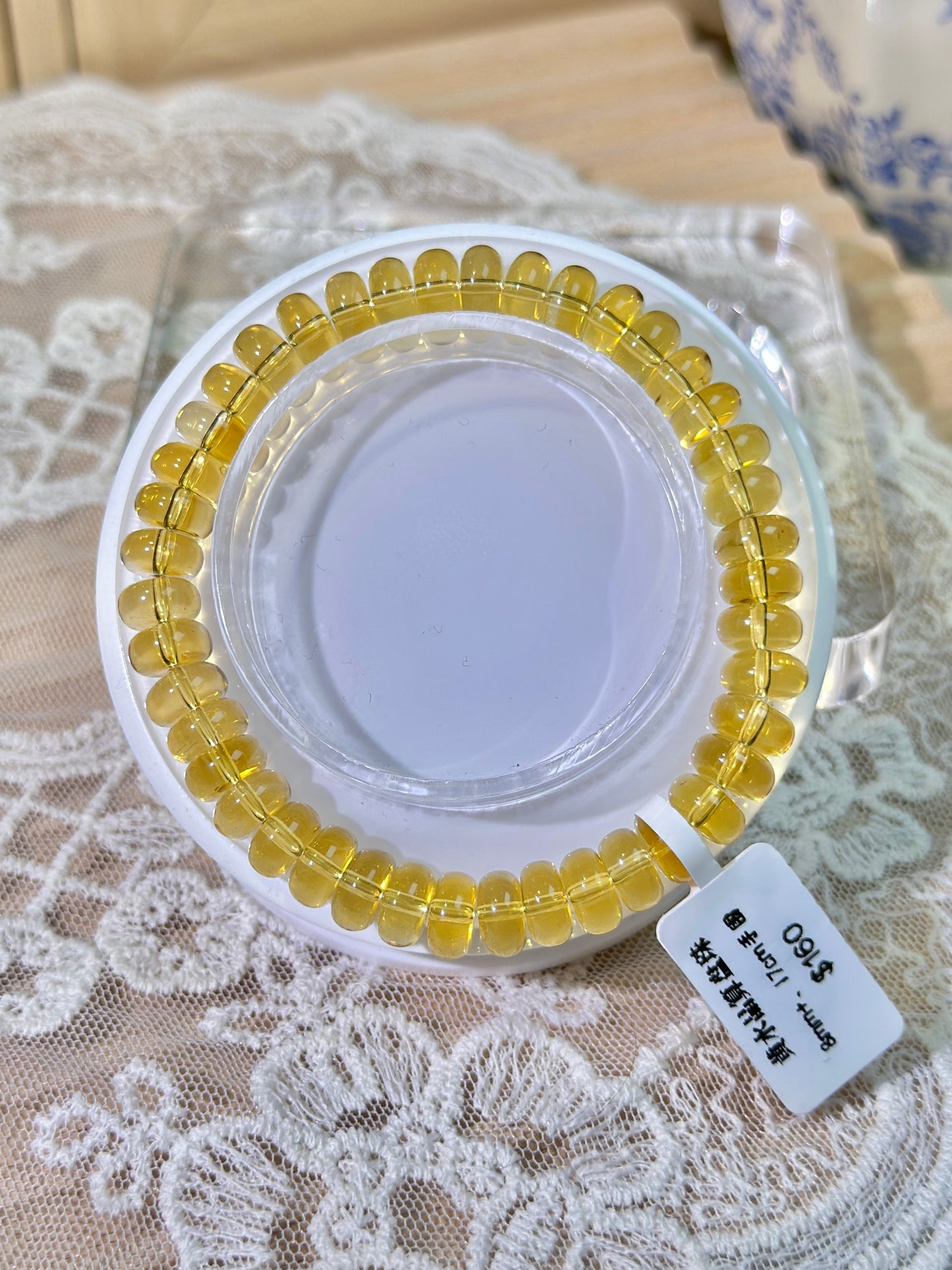 Citrine Abacus Beads