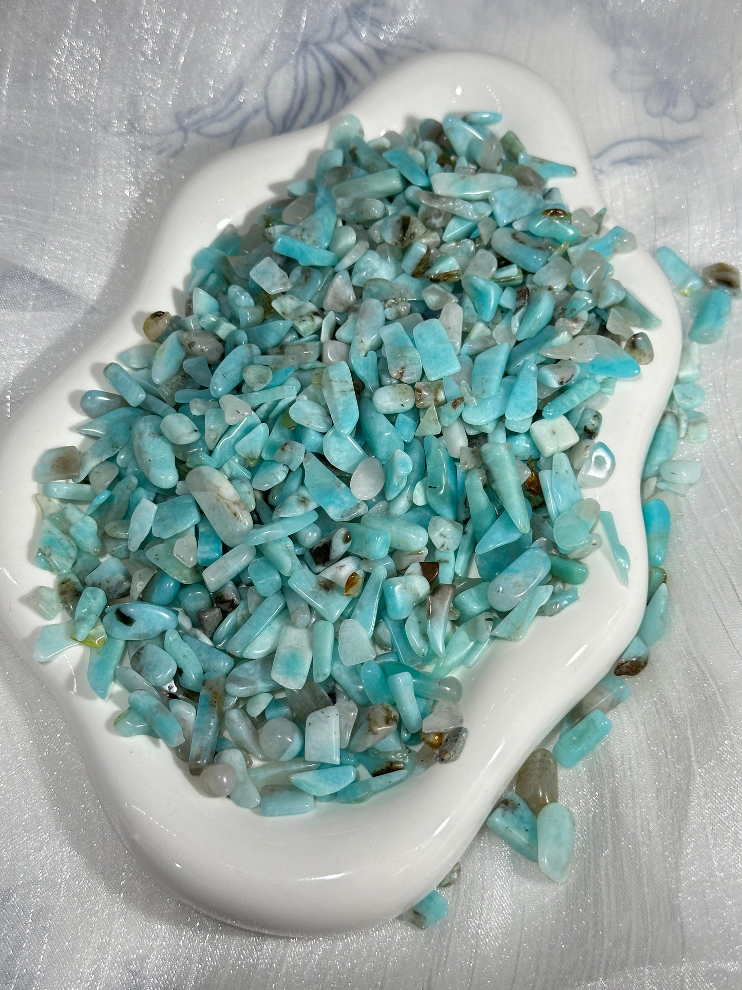 Amazonite crystal crushed stone