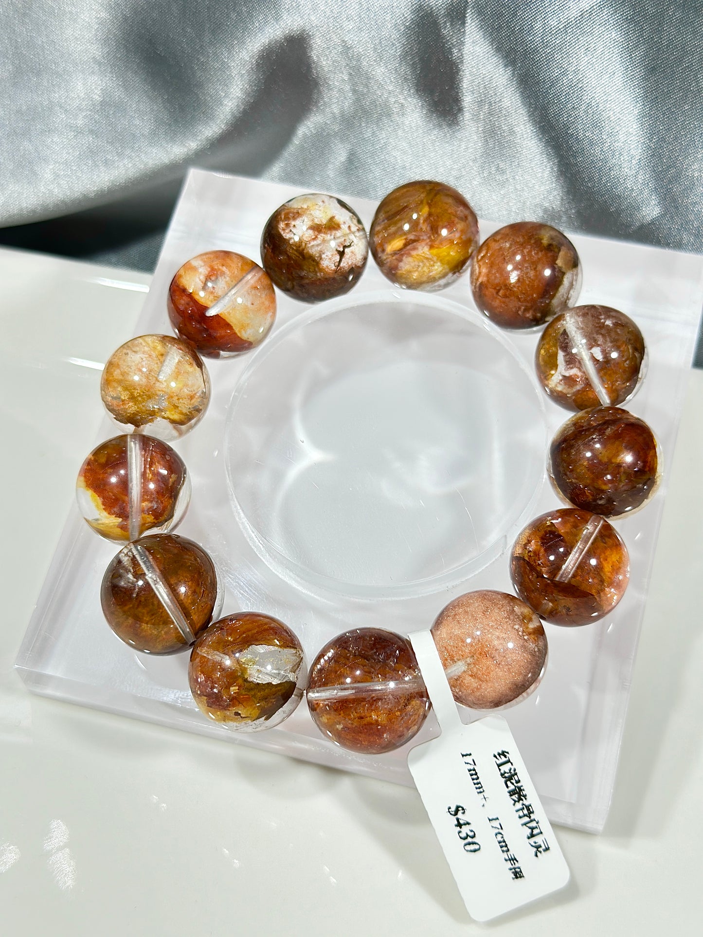 Red Mud Skeleton Shining Crystal