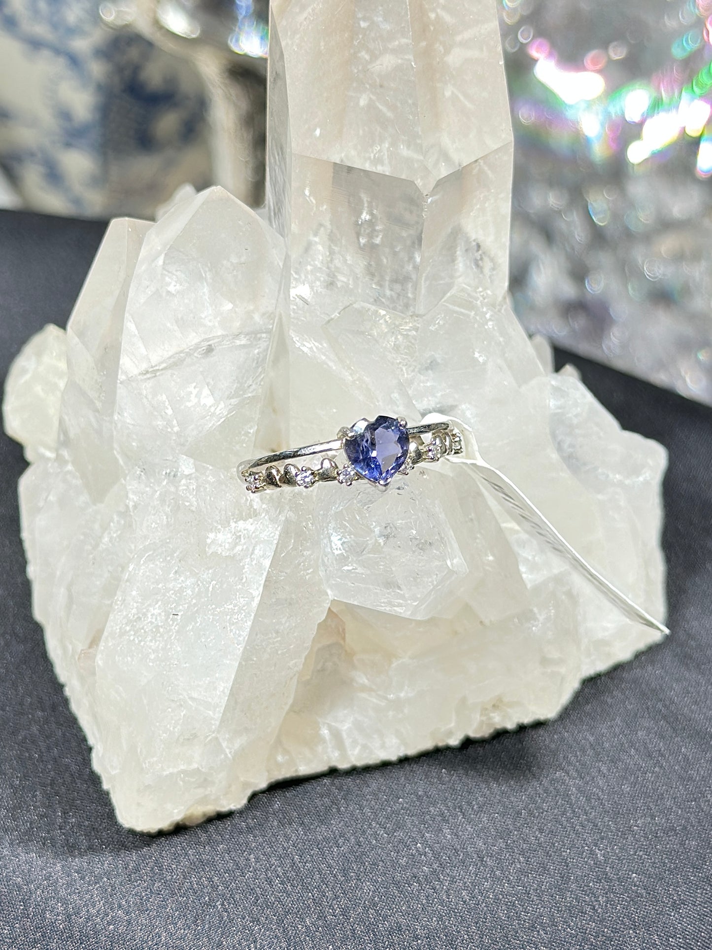 Iolite S925 Silver Ring