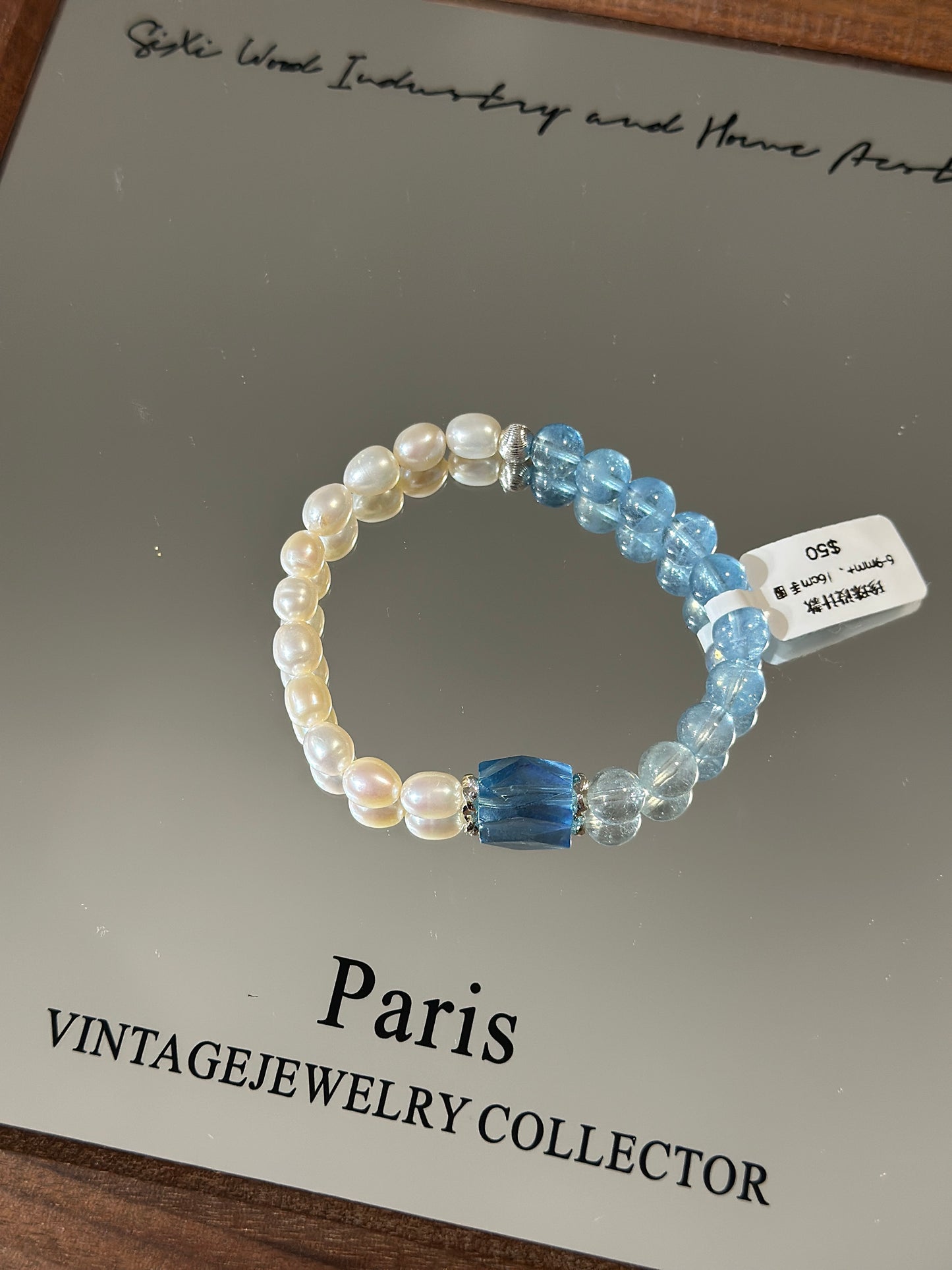 Aquamarine Pearl Design