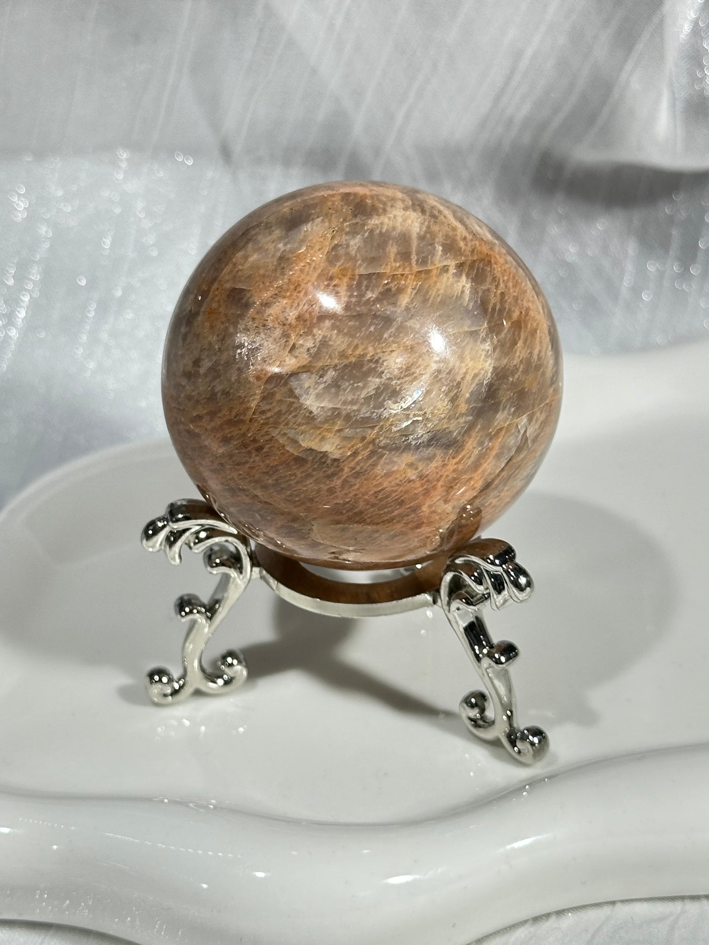 Orange Moonlight Crystal Ball
