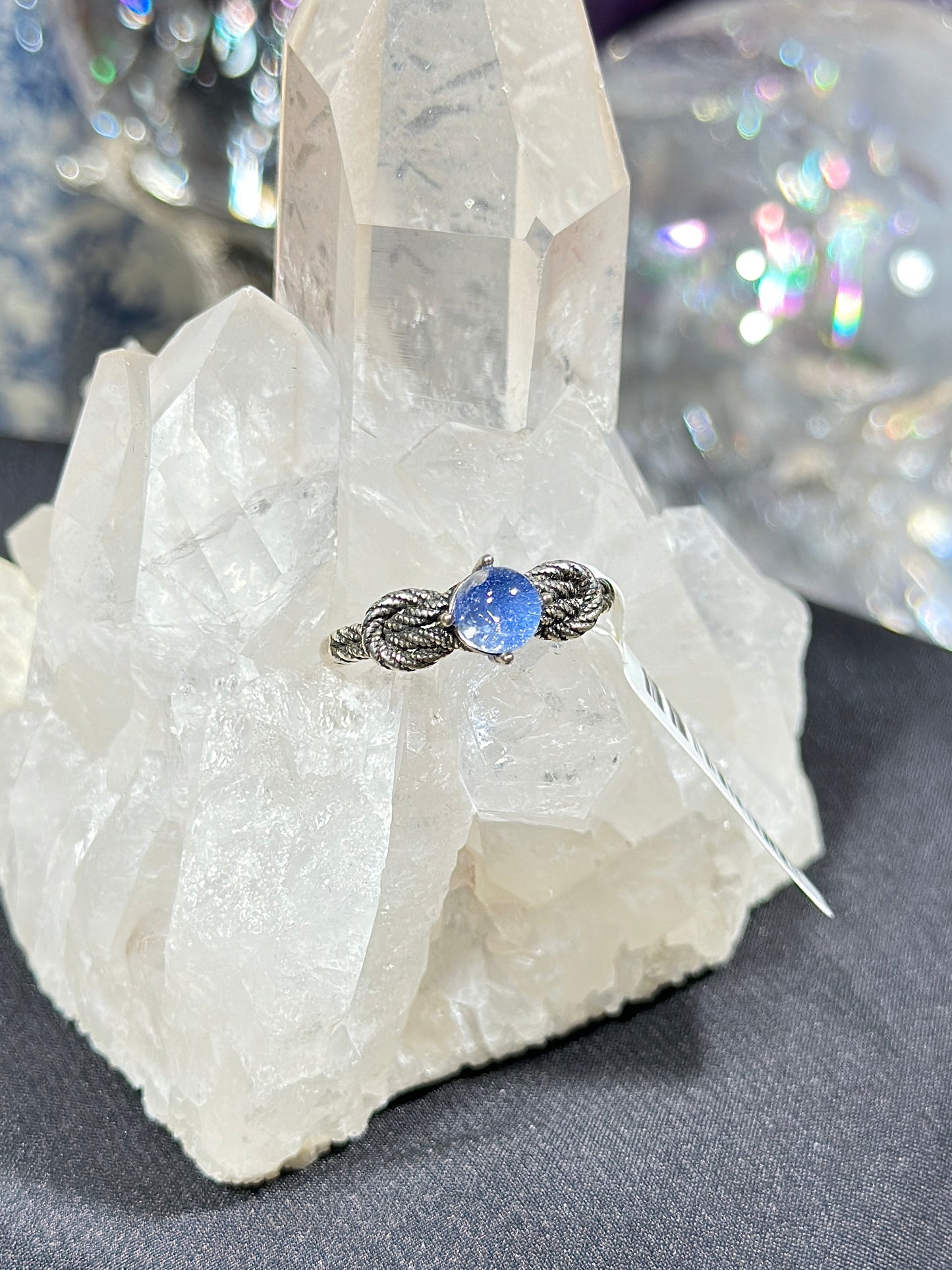 Blue Line Stone S925 Silver Ring