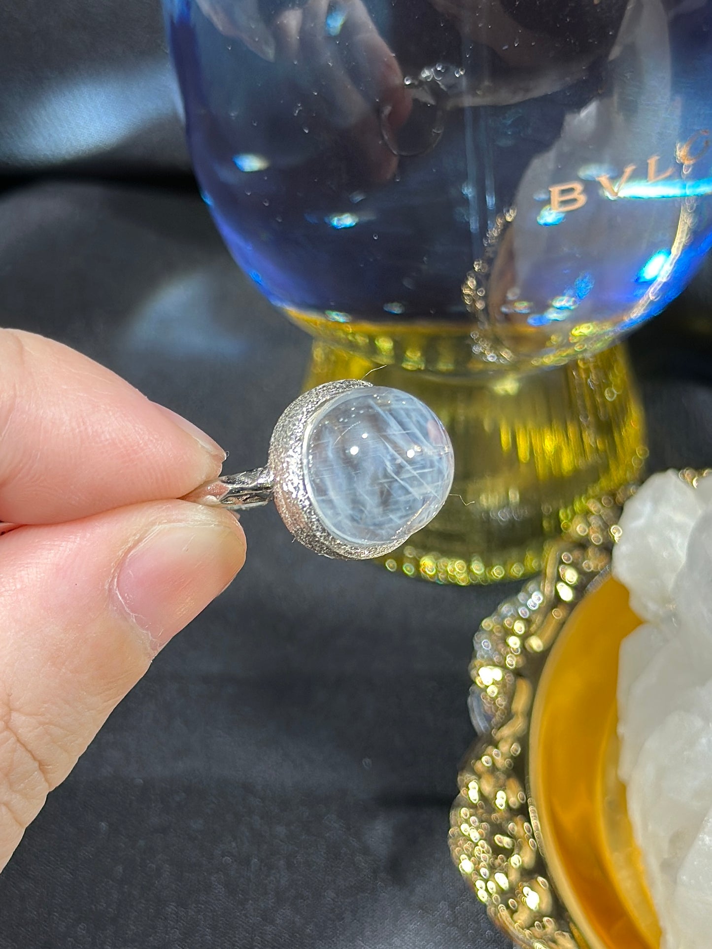 Blue Needle S925 Silver Ring