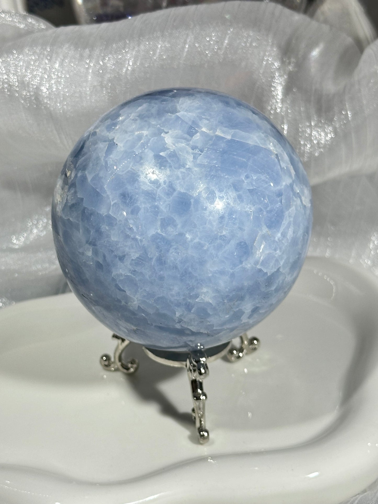 Kyanite crystal ball