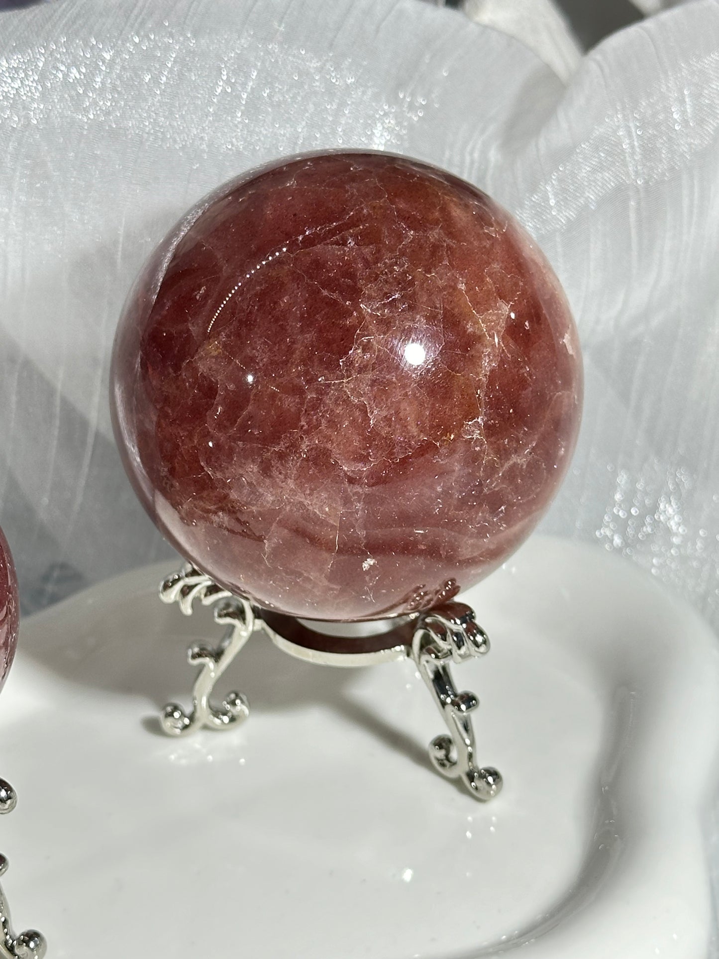 Strawberry crystal ball