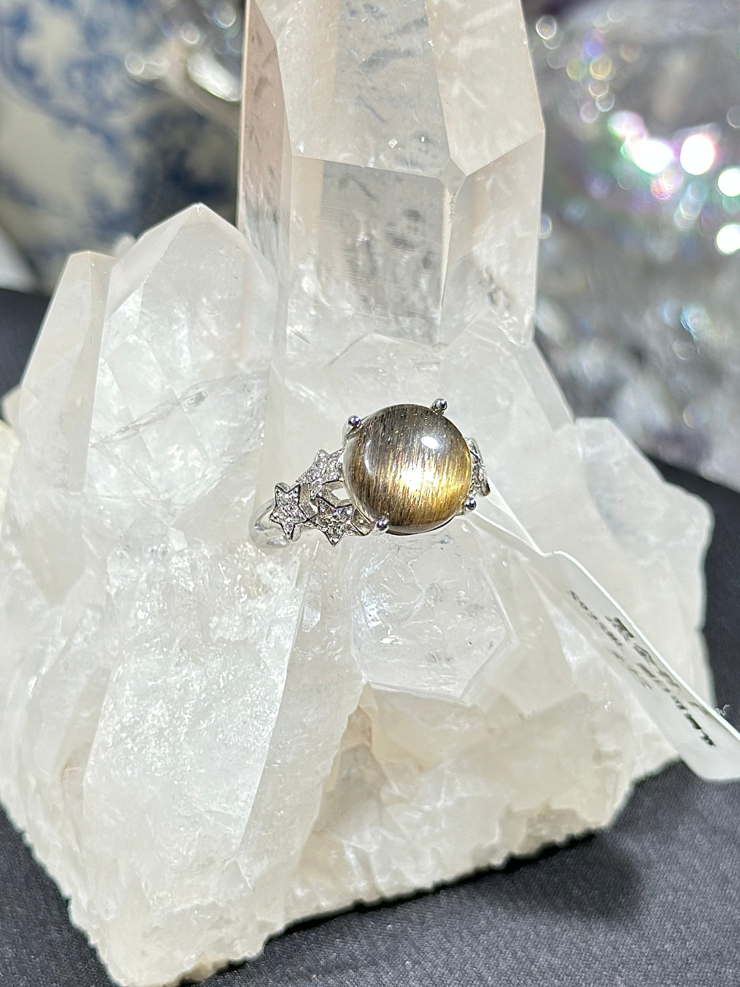 Black Gold Backbone S925 Silver Ring