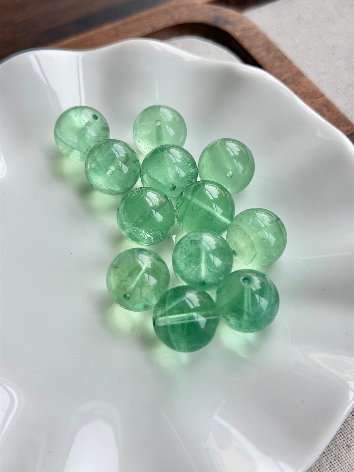 绿萤石单珠 14mm+