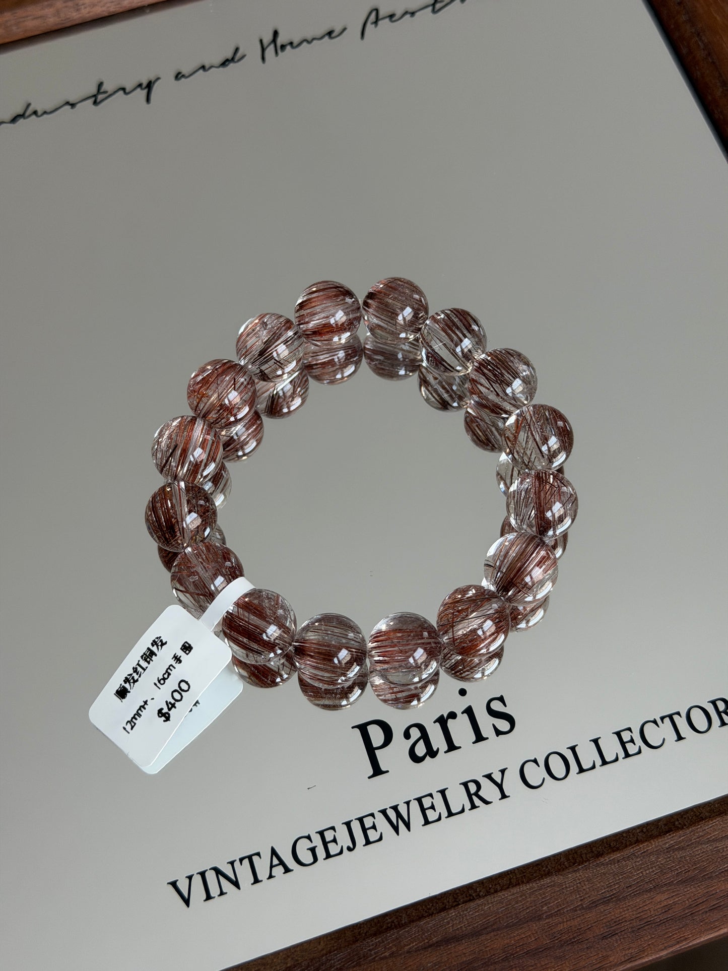 Shunfa Red Copper Hair Quartz