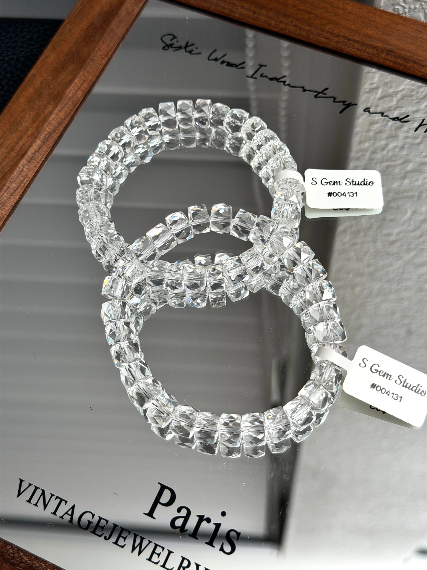 净体车轮切白水晶