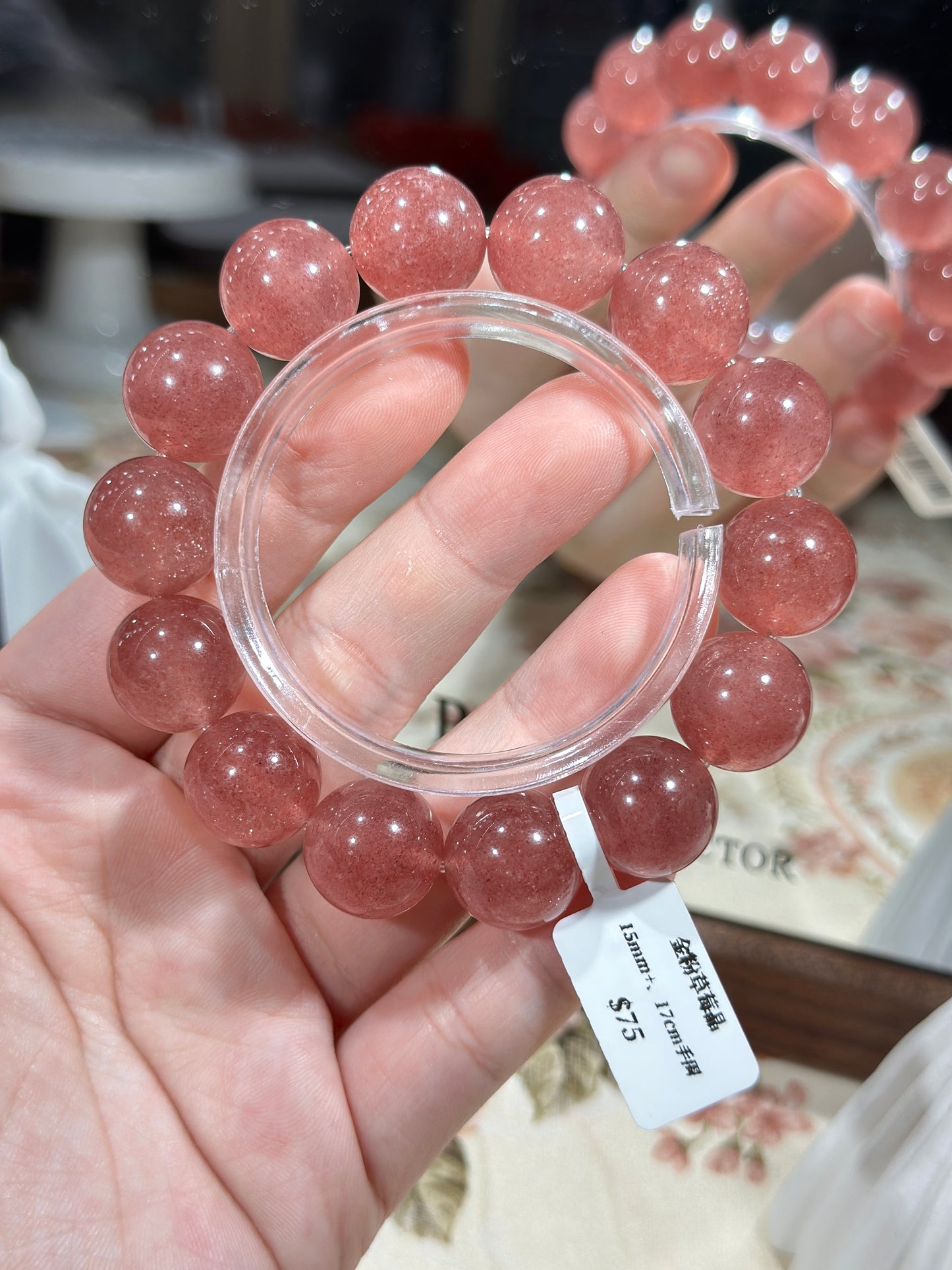 Gold Powder Strawberry Quartz