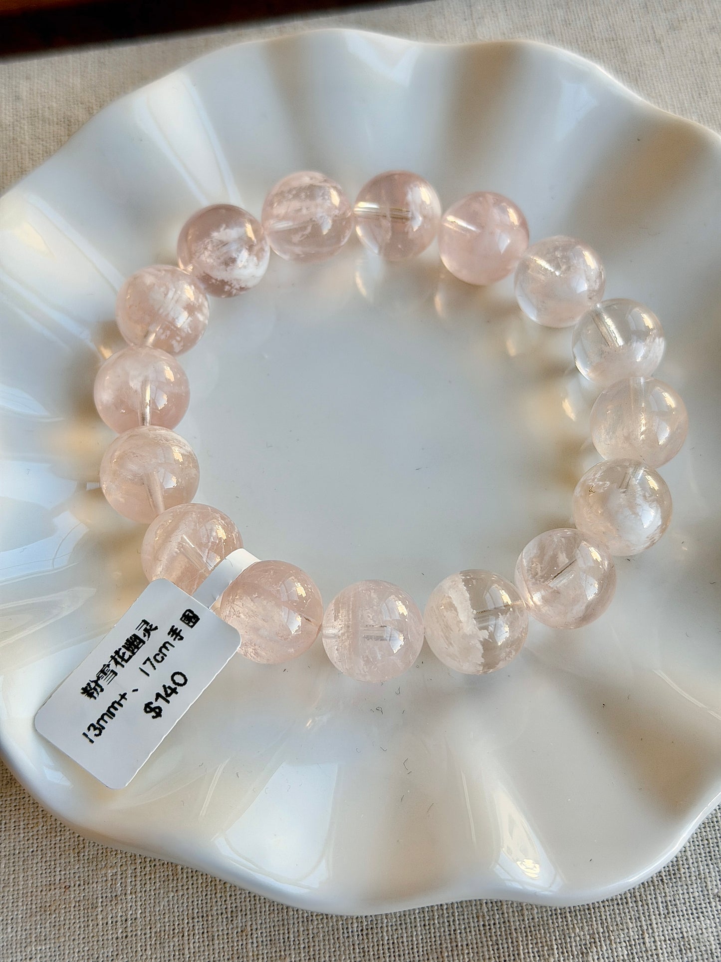 Pink Snowflake Ghost Crystal