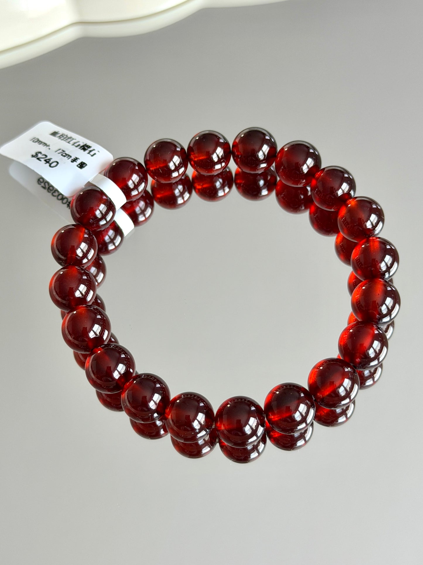 Blood Amber Garnet