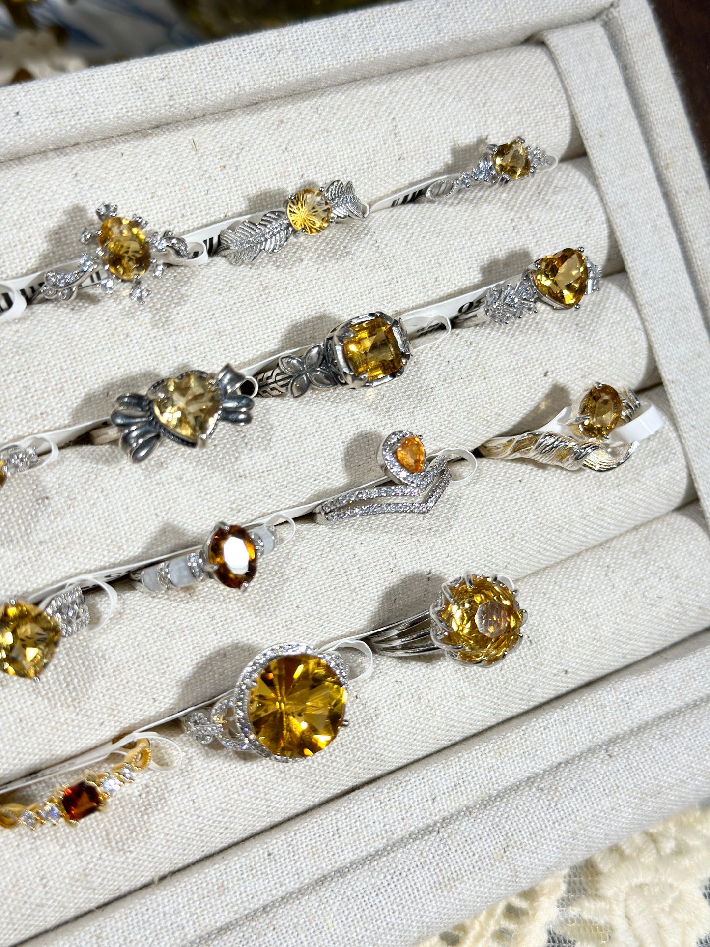 Citrine Ring S925 Silver