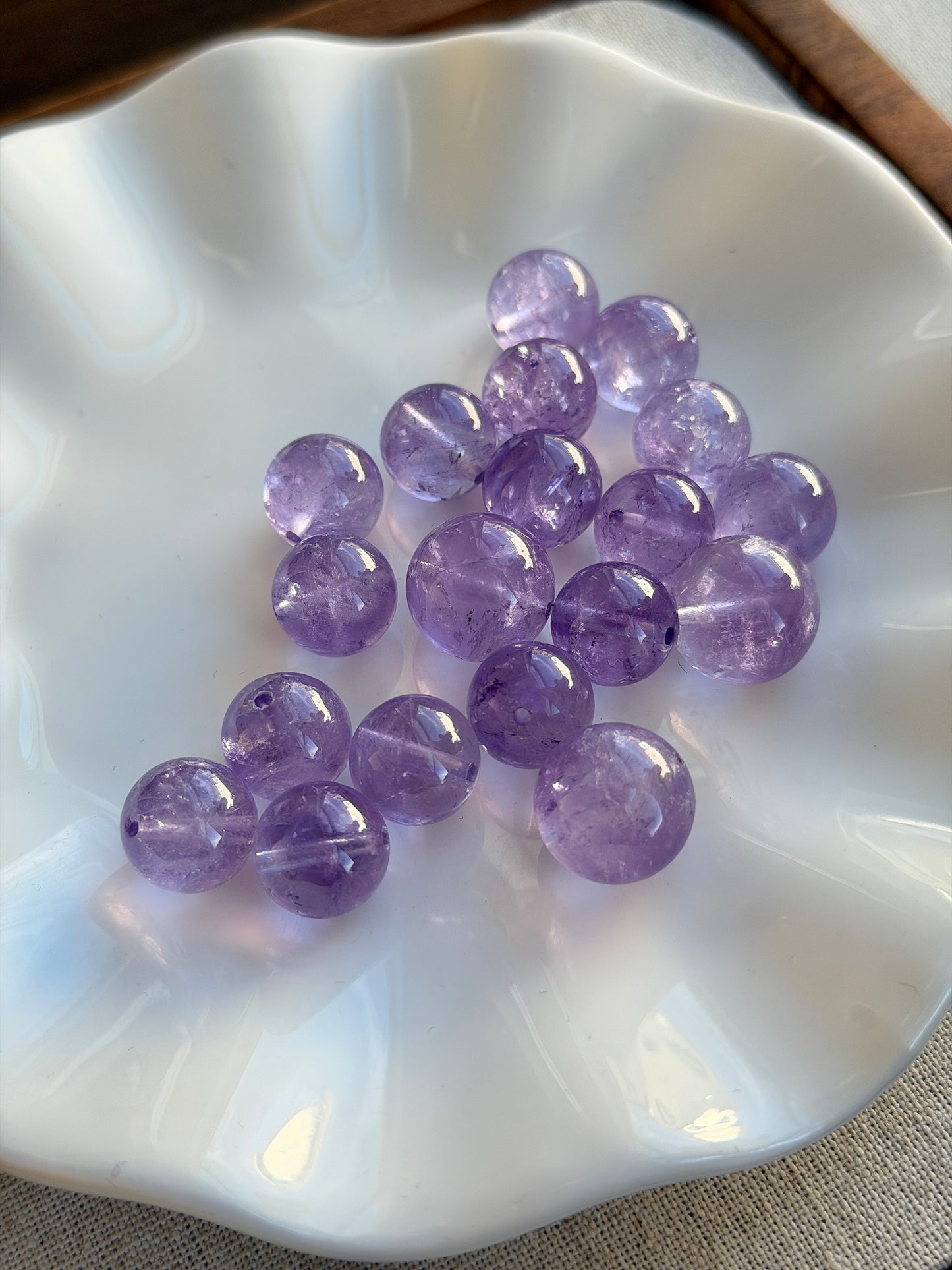 薰衣草紫水晶单珠