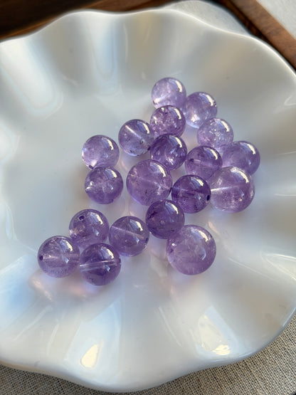 薰衣草紫水晶单珠