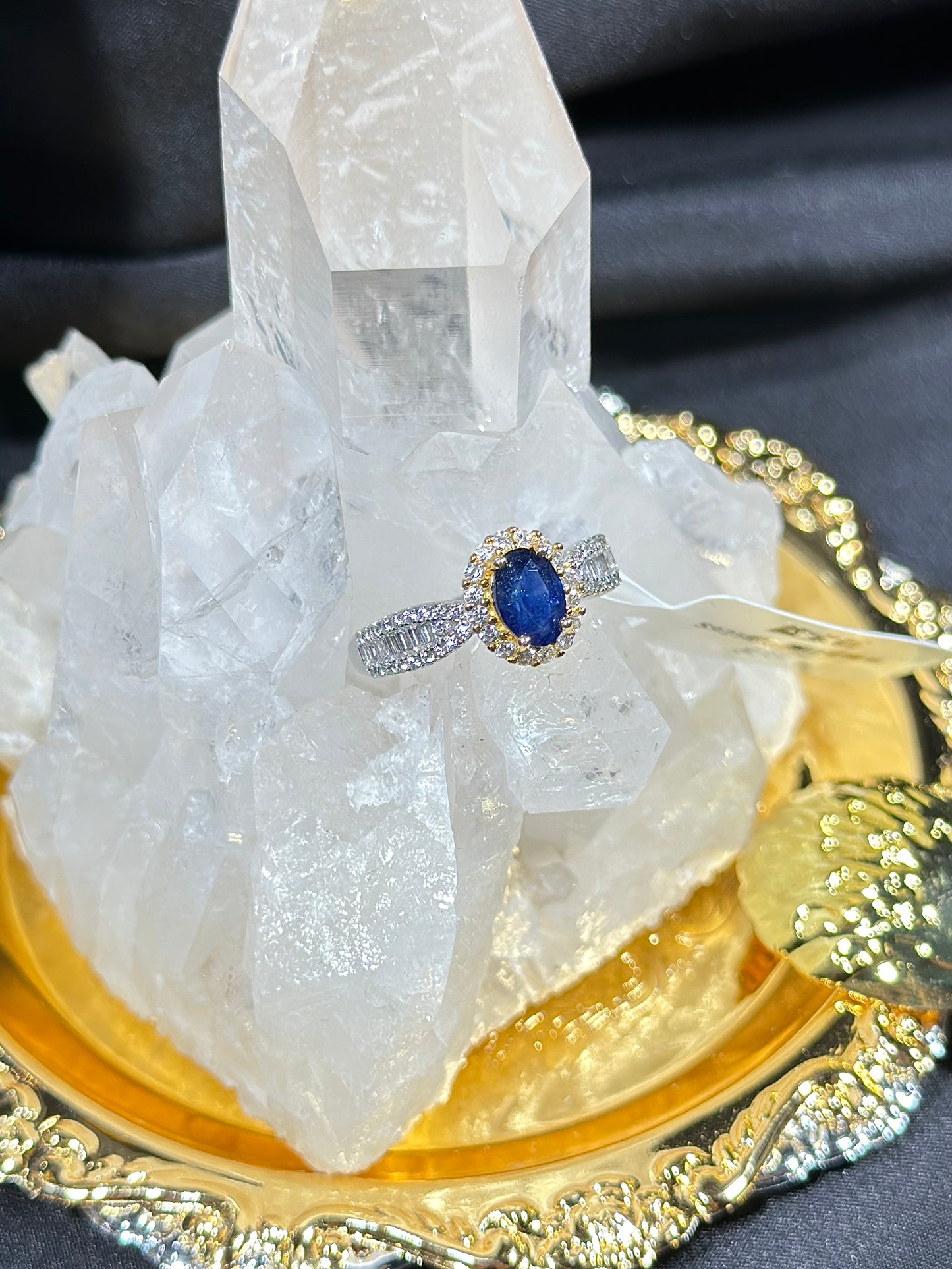 Sapphire S925 silver ring-2