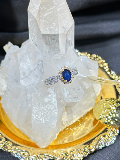 Sapphire S925 silver ring-2