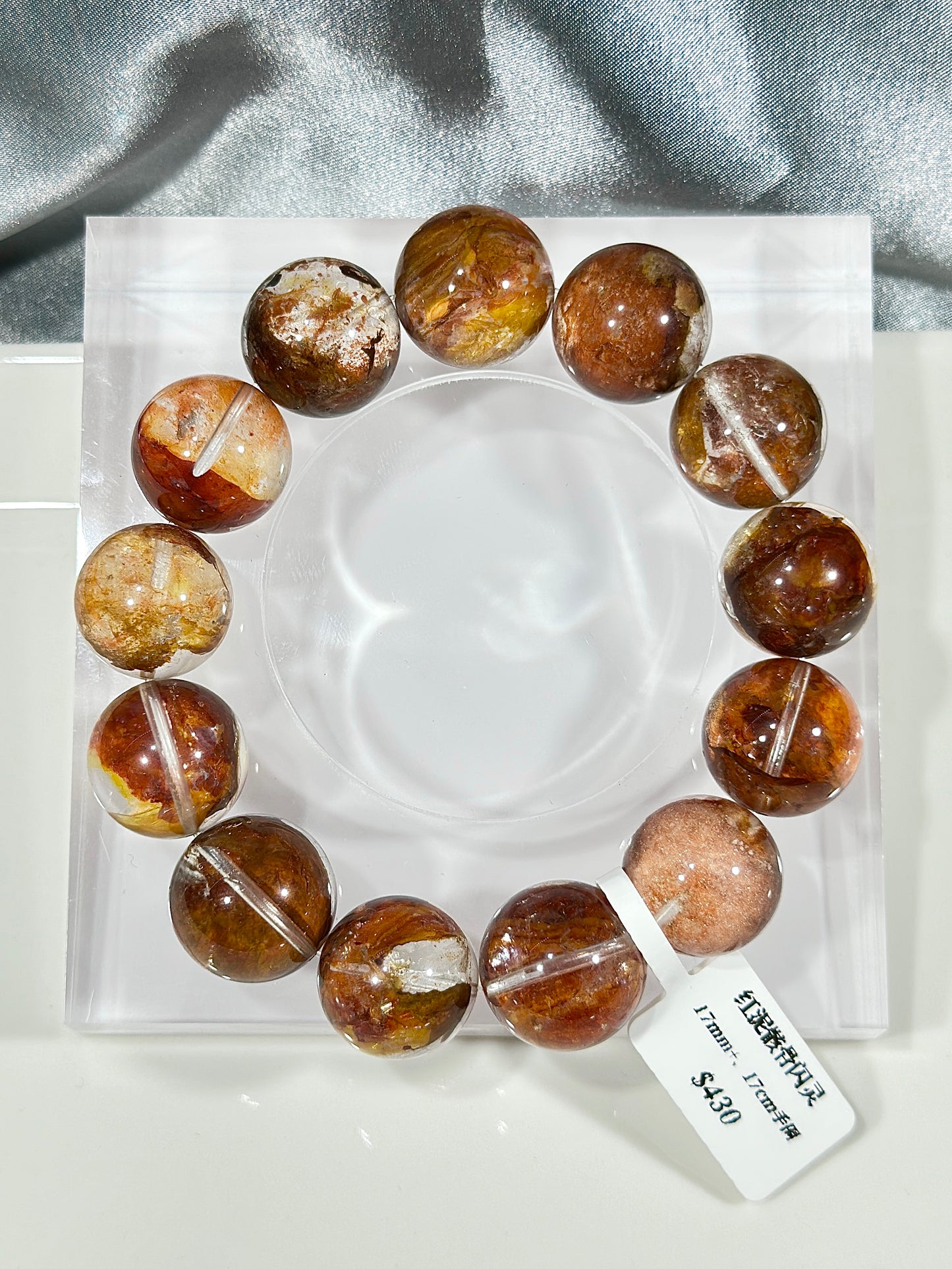 Red Mud Skeleton Shining Crystal