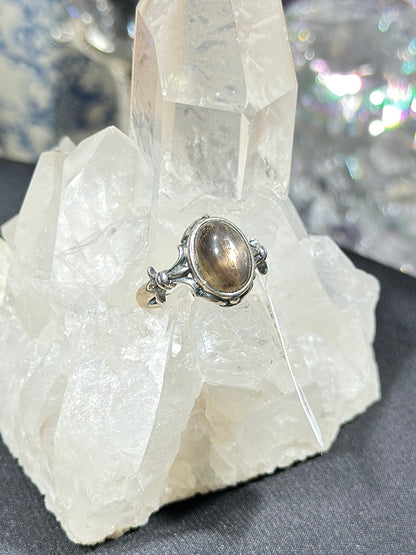 黑金骨干S925银戒指