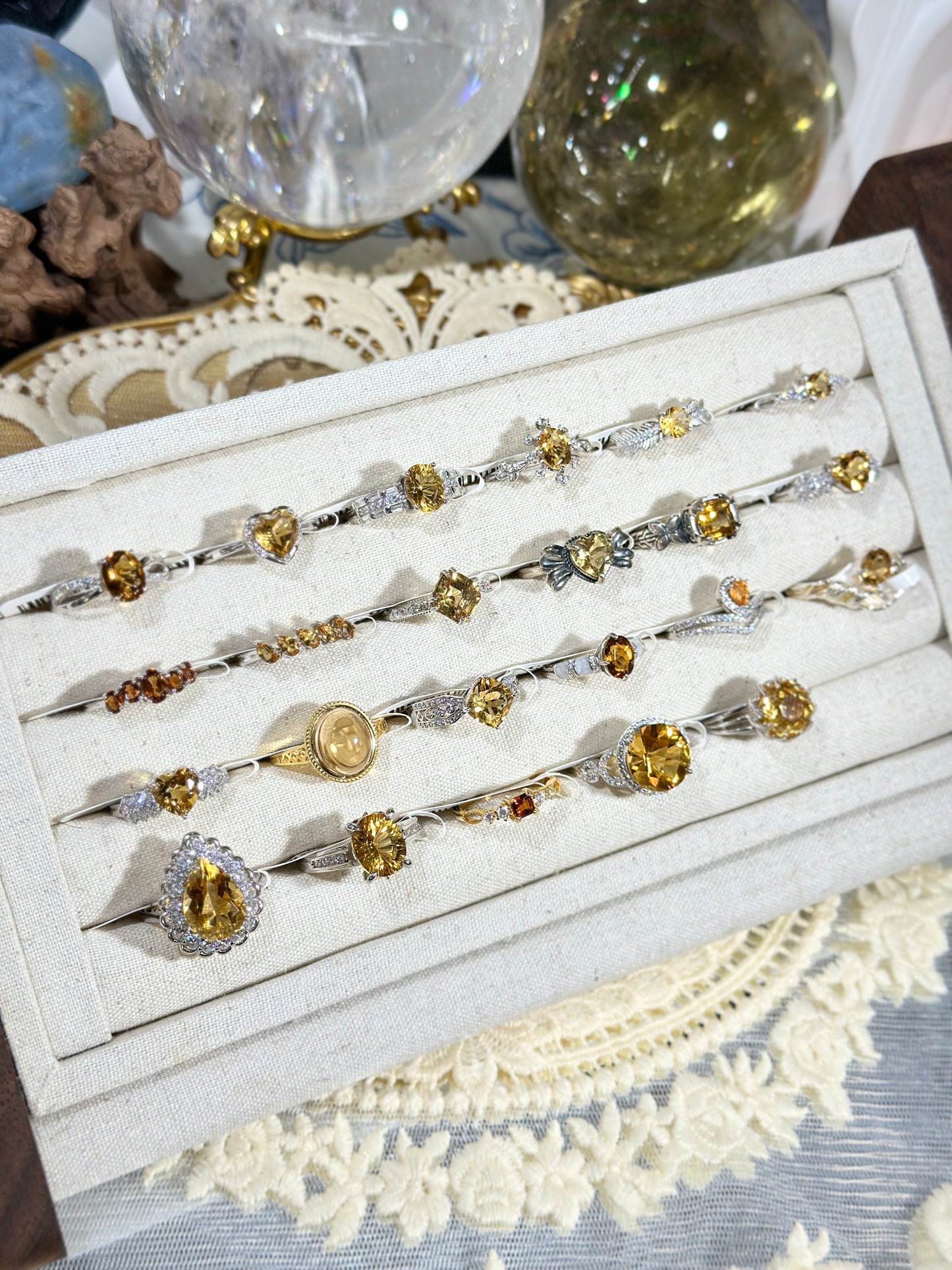 Citrine Ring S925 Silver