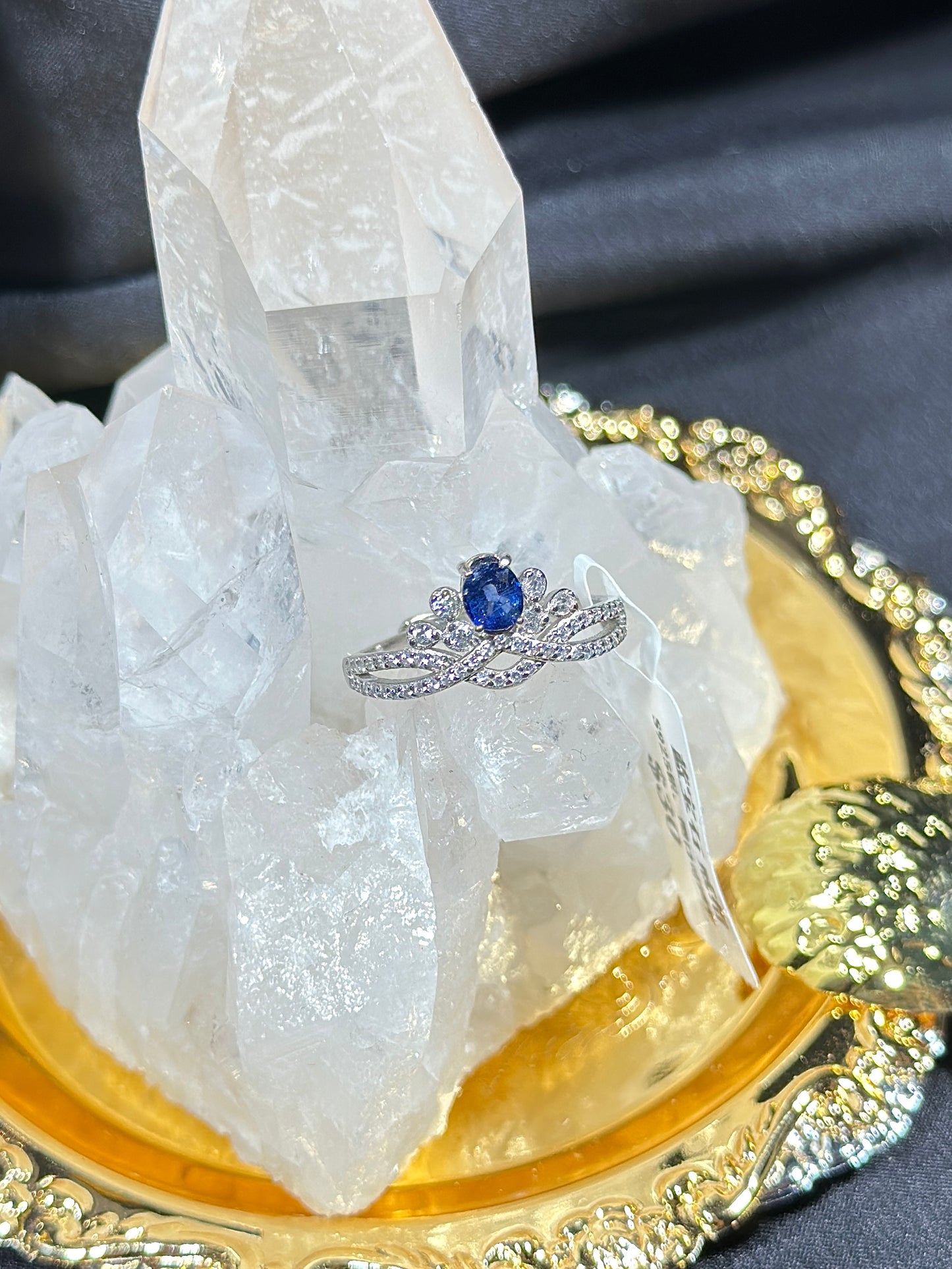 Sapphire S925 silver ring-1