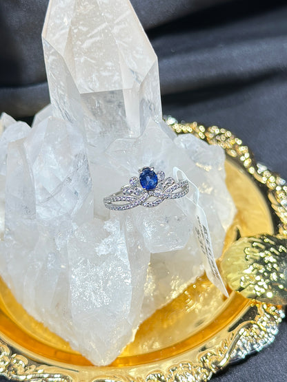 Sapphire S925 silver ring-1