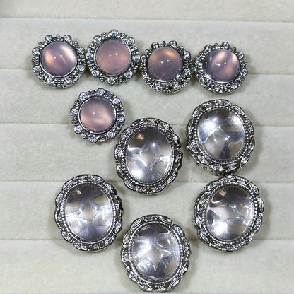 Purple Chalcedony Pink Crystal Magic Box