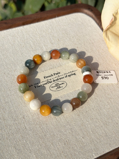 Candy-colored rabbit fur crystal