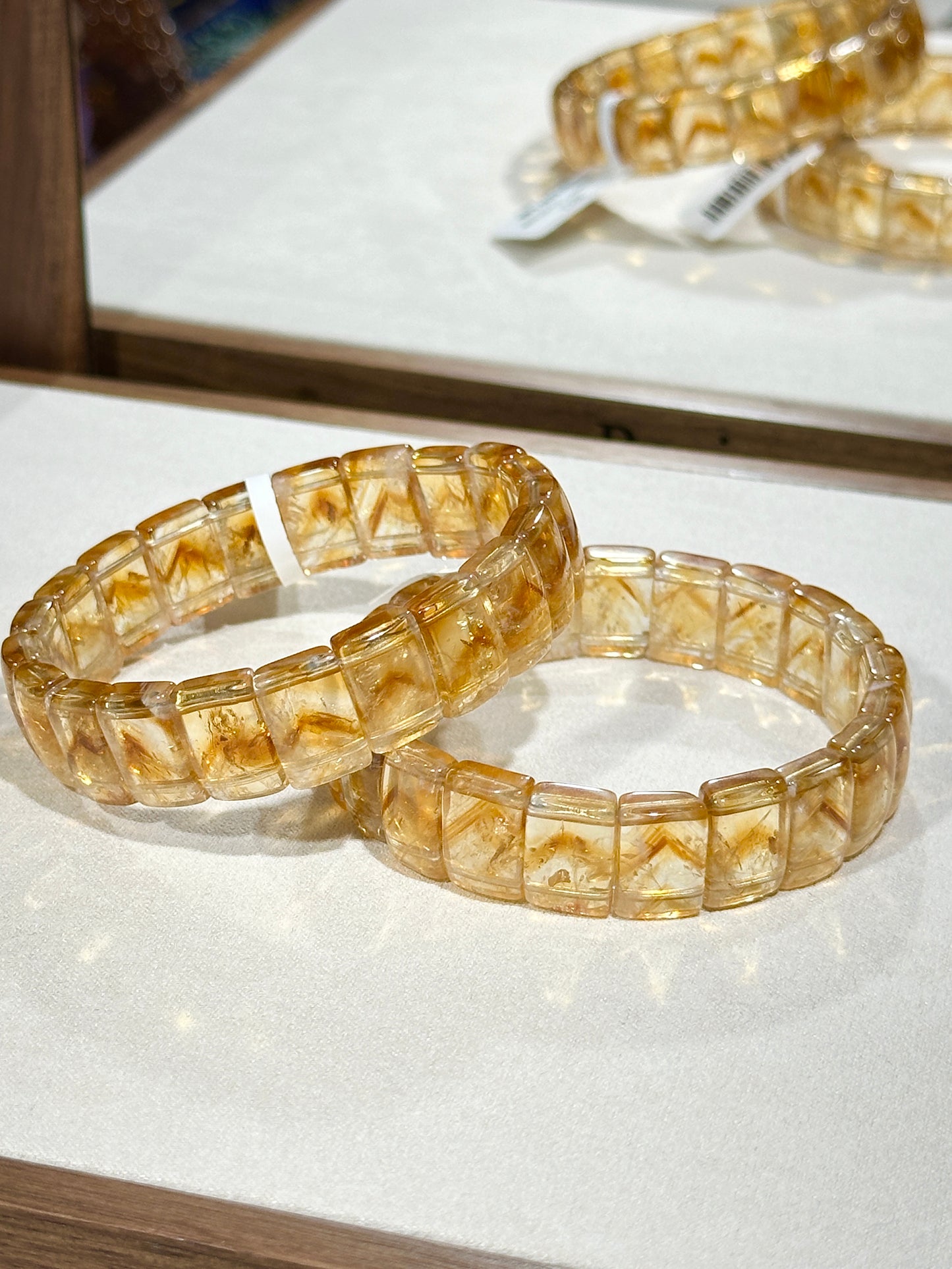 Yellow Tower Crystal Citrine Hand Card