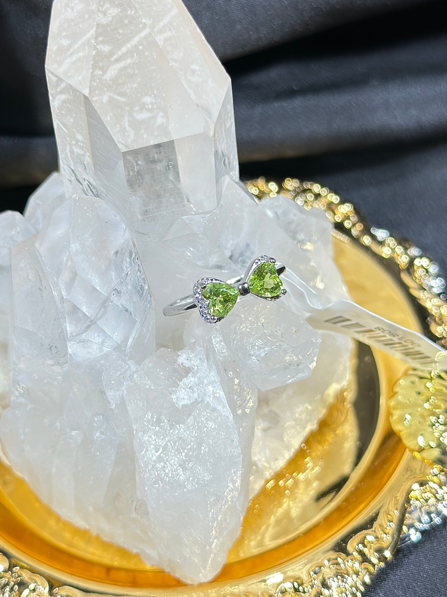 Peridot S925 silver ring-1