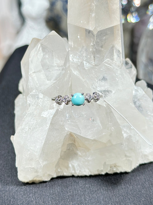 Turquoise S925 Silver Ring