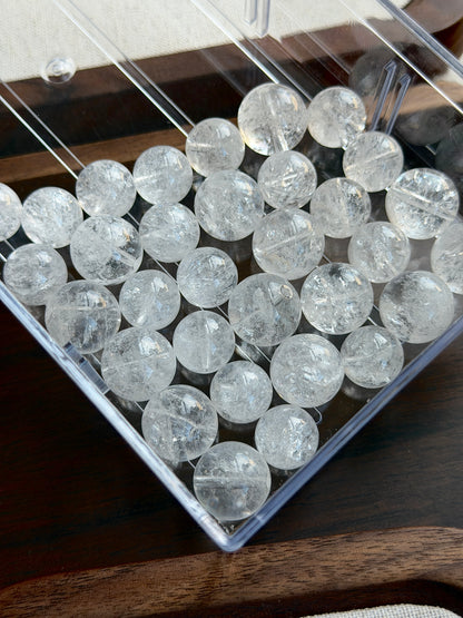 Full Blizzard White Azer Single Bead