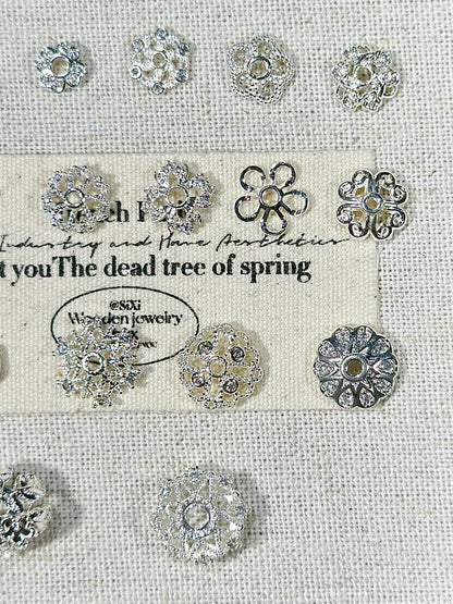 Bright silver torus spacer accessories