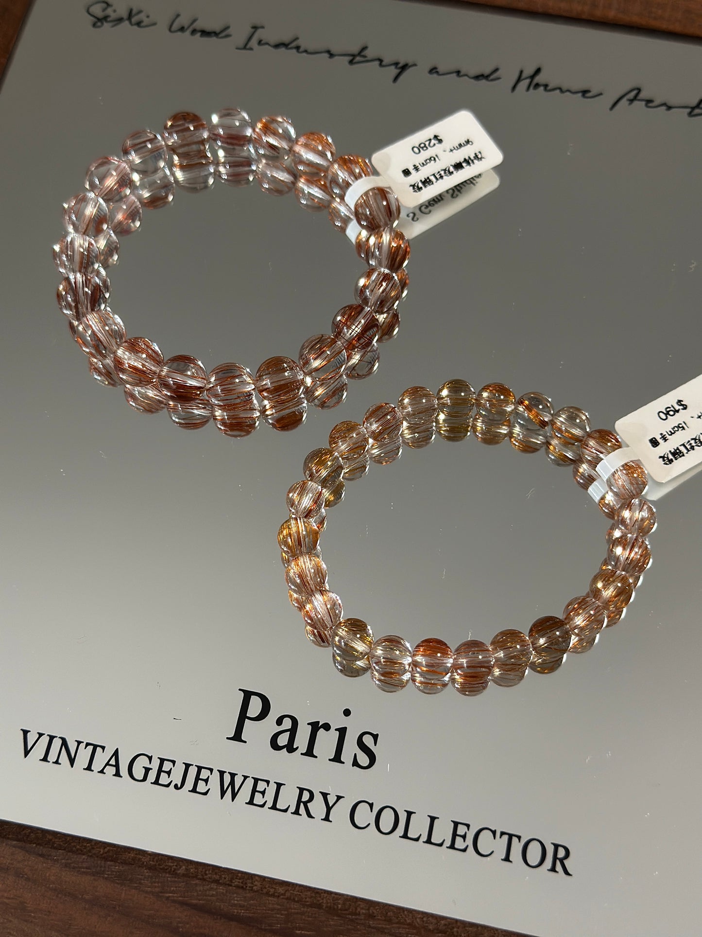 Clean body smooth hair red copper crystal