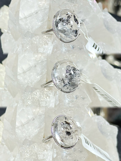 Black Shining S925 Silver Ring