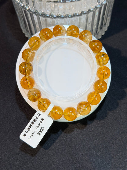 暴力黄阿塞黄水晶 11-15mm+