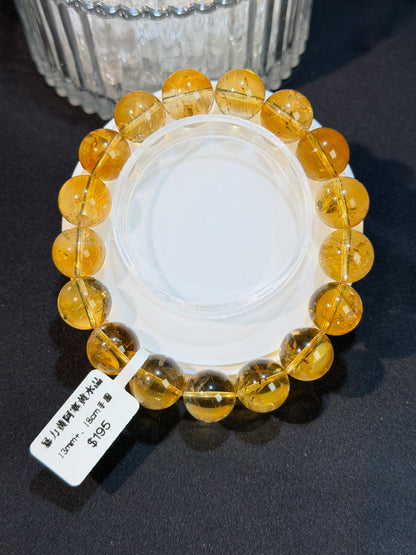 暴力黄阿塞黄水晶 11-15mm+