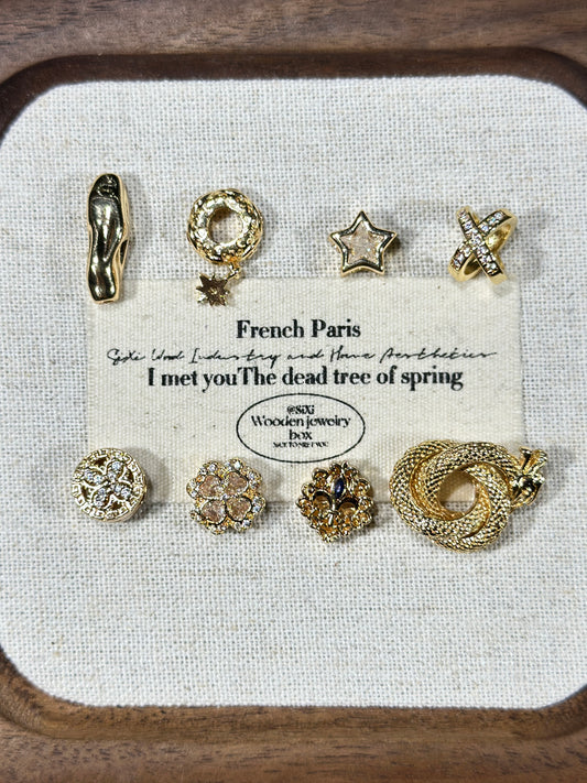 Light gold spacer beads