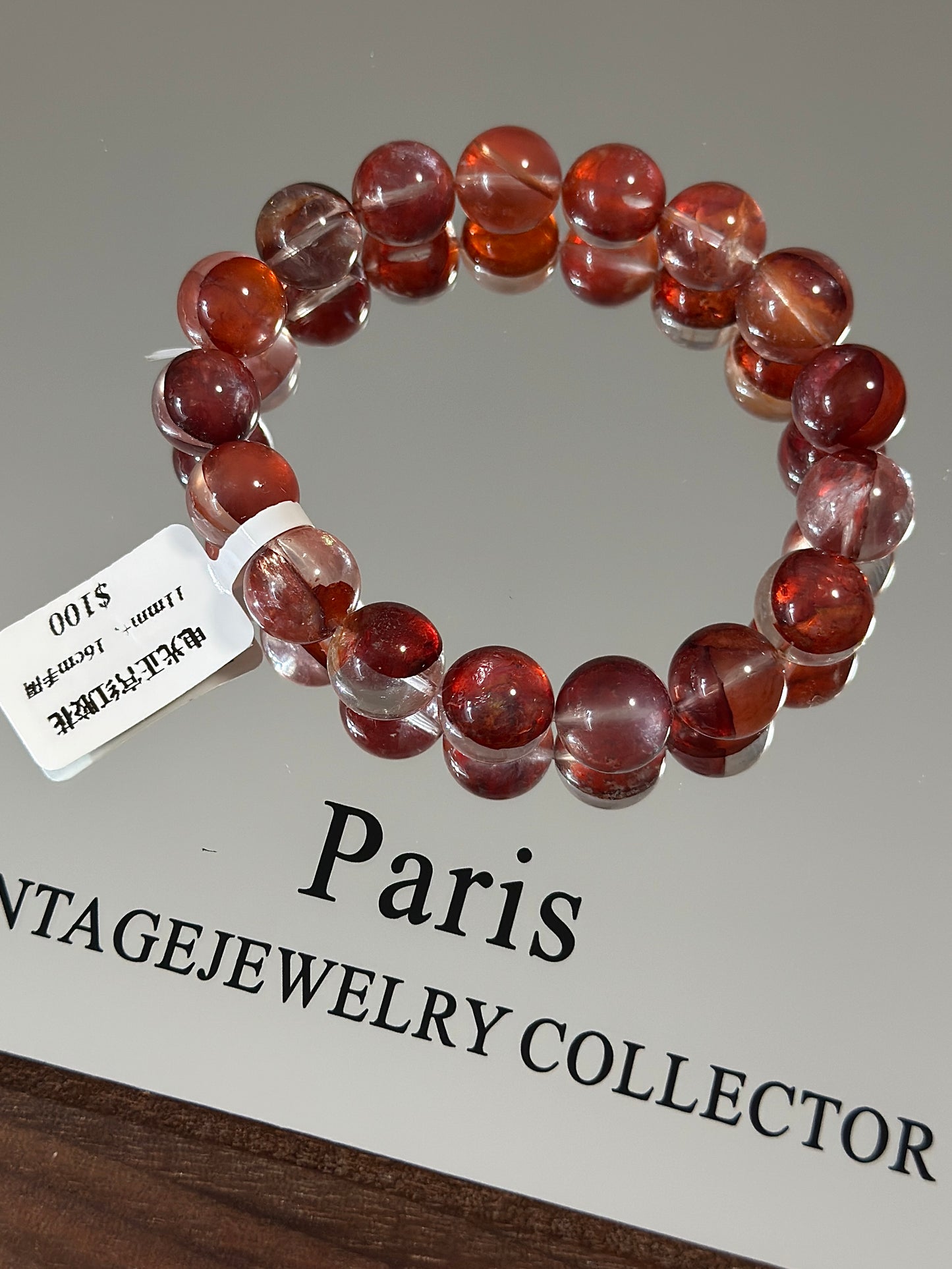 Electric light palace red plastic flower