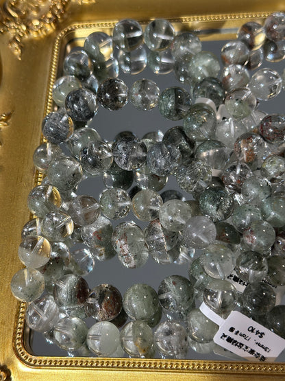 Monet Cornucopia Green Phantom Crystal