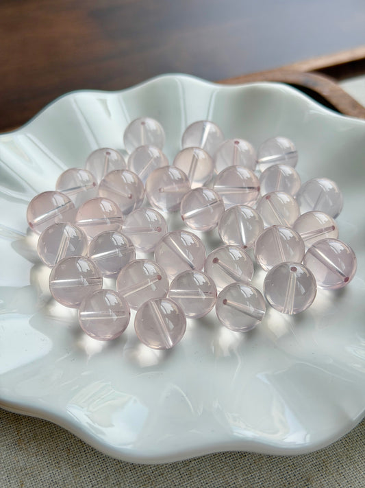 Starry Rose Quartz Single Bead