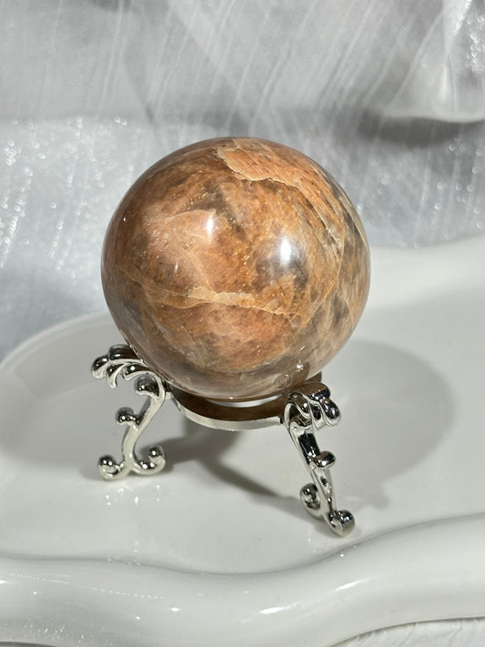 Orange Moonlight Crystal Ball