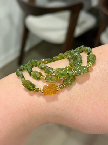 设计款 | 绿碧玺长链