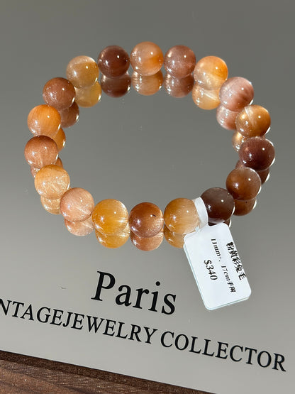 Pink and yellow rabbit fur