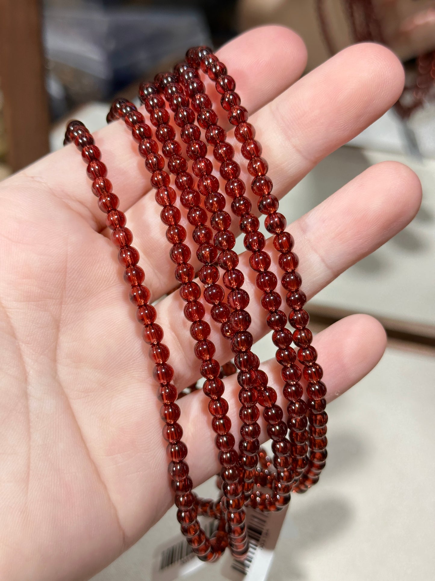 Champagne pink garnet