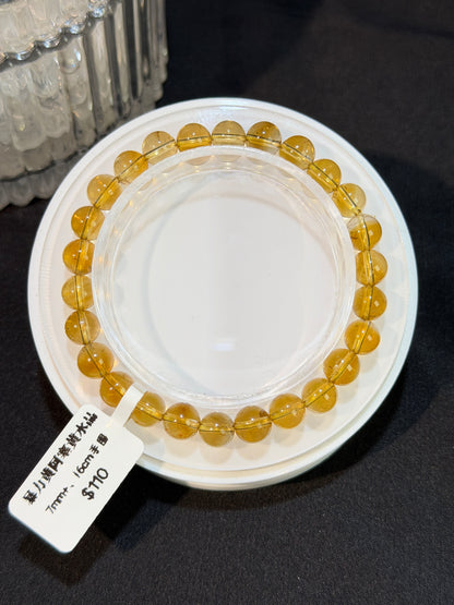 暴力黄阿塞黄水晶 7-10mm+