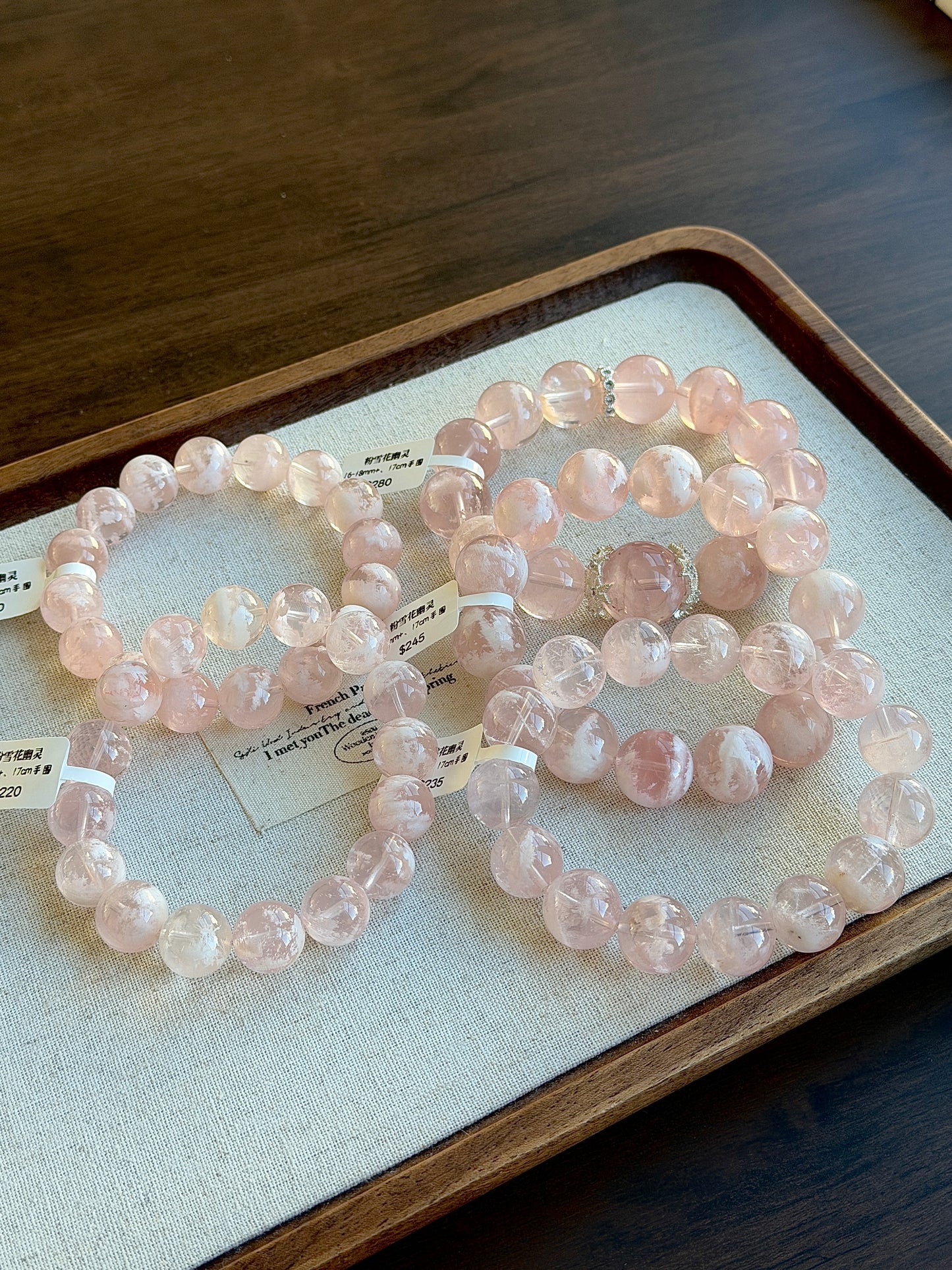 Pink Snowflake Ghost Crystal